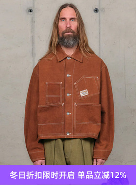 Story mfg STATION JACKET 男女款天然染色工装夹克外套