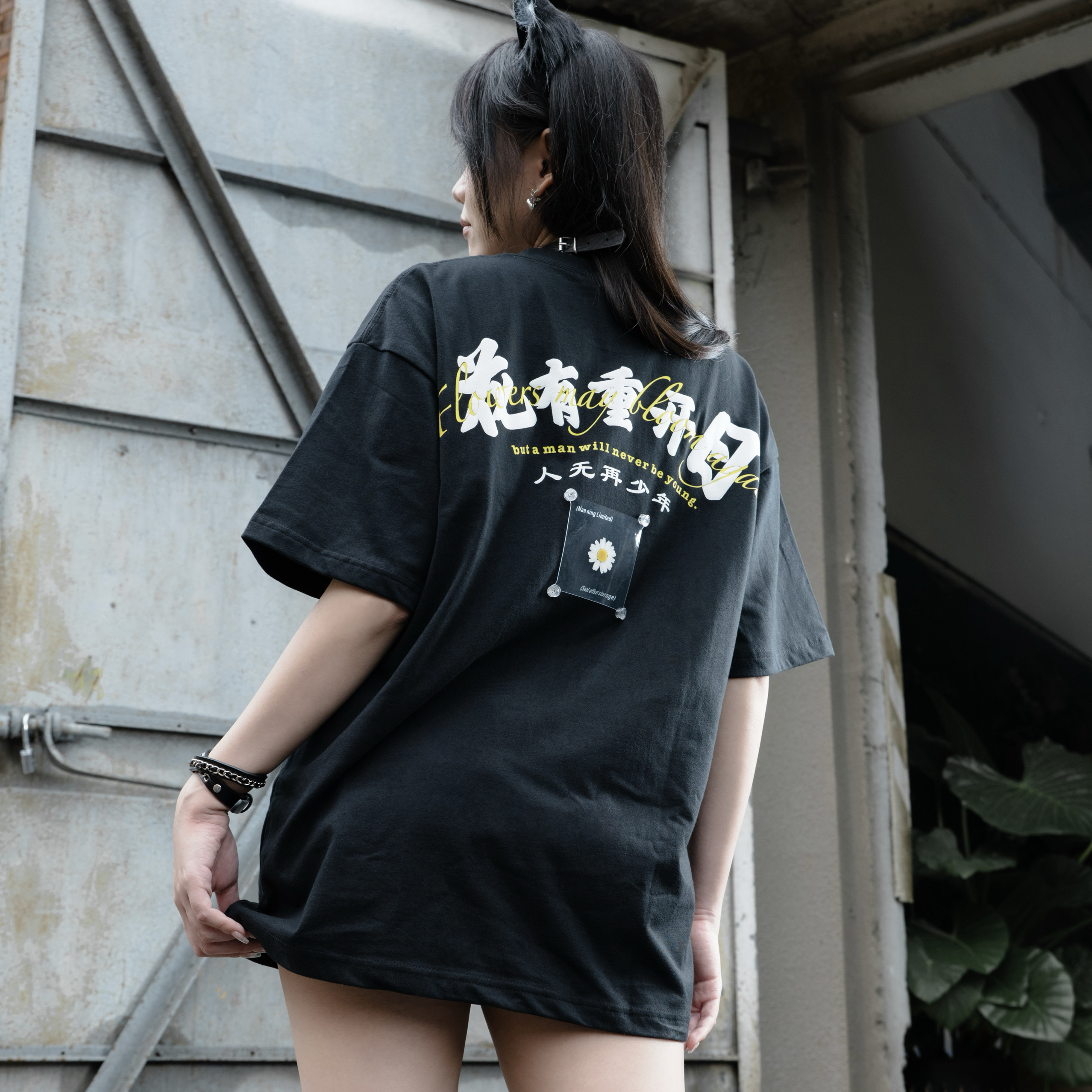 原创可拼装可拆卸T恤五分袖seal