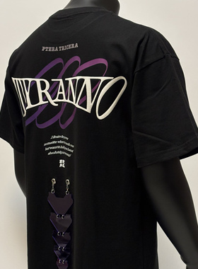 seal原创 T恤恐龙形态主题 320g重磅纯棉宽松T恤