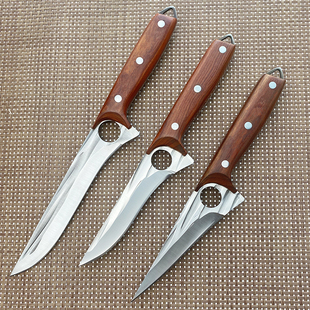 锻打屠宰专用刀锋利剔骨分割刀牛排刀免磨水果刀剥皮刀家用瓜果刀