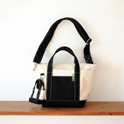 Fayestudio全棉单肩手提托特包