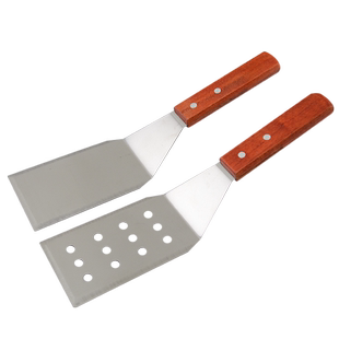 不锈钢加厚手抓饼牛排扒铲披萨生煎煎铲铁板烧料理铲子压铲炒冰铲