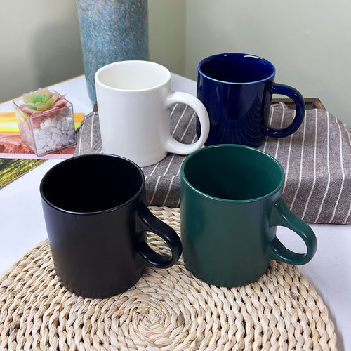 釉下彩陶瓷马克杯大容量简约咖啡