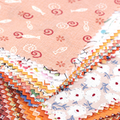 包邮 桔粉色系小布头 50片 手工DIY娃衣模型布组 心瑶美物 A258.1