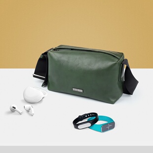 斜挎包大容量头层牛皮潮流男士 2026新款 休闲男式 真皮男包时尚 新品