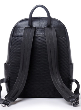 秋冬工厂男士头层牛皮双肩包真皮背包时尚休闲韩版潮流旅游电脑包