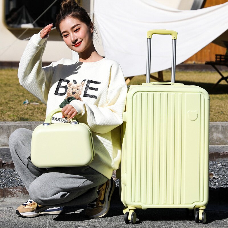 【严选工厂】小熊款可爱行李箱女学生子母旅行拉杆箱皮儿童密码箱