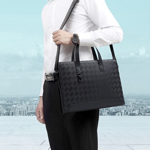 潮流头层牛皮 包包时尚 2026新款 优雅商务手提包简约大气皮革男士