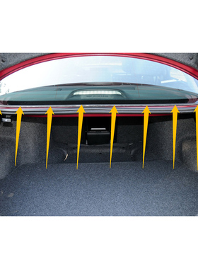 适用本田雅阁七代0304050607年款后挡风玻璃下压条防水密封胶条