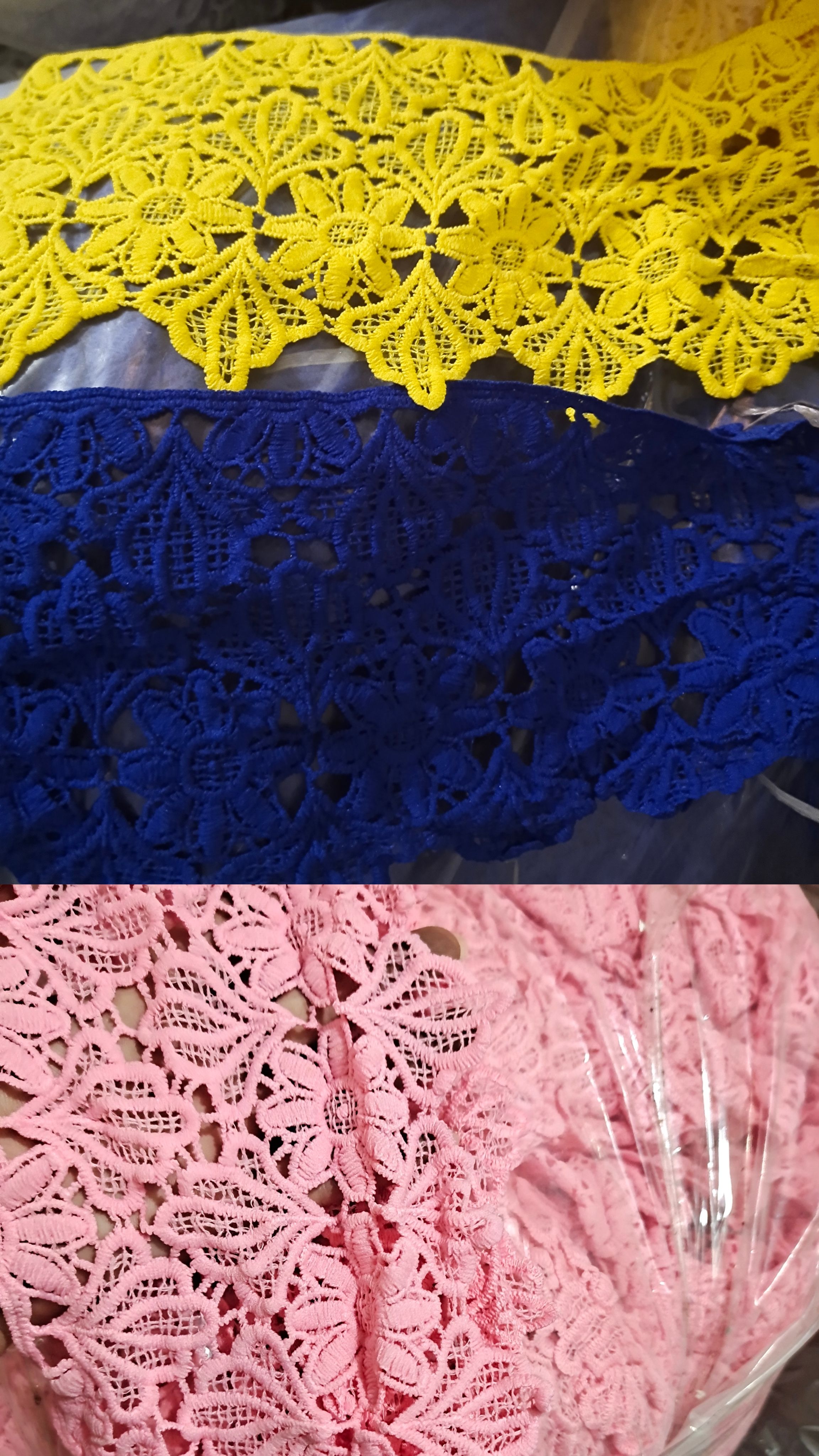 宫廷风单边牛奶丝水溶花边 服装服饰裙边布艺diy称斤一斤