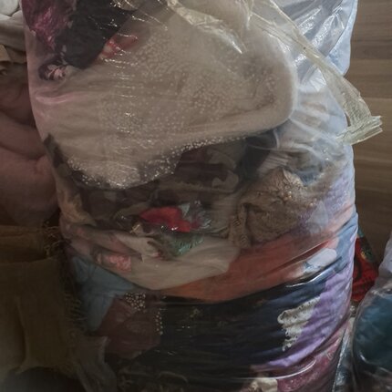 4斤一份垃圾包杂款服装服饰辅料布料花边松紧配件diy手工练手称斤