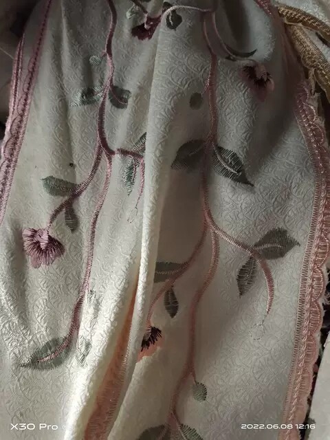 布艺刺绣花边古风裙边窗帘称斤