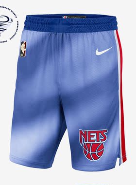 Nike/耐克正品sw球迷版布鲁克林篮网队男篮球短裤CQ4252-402