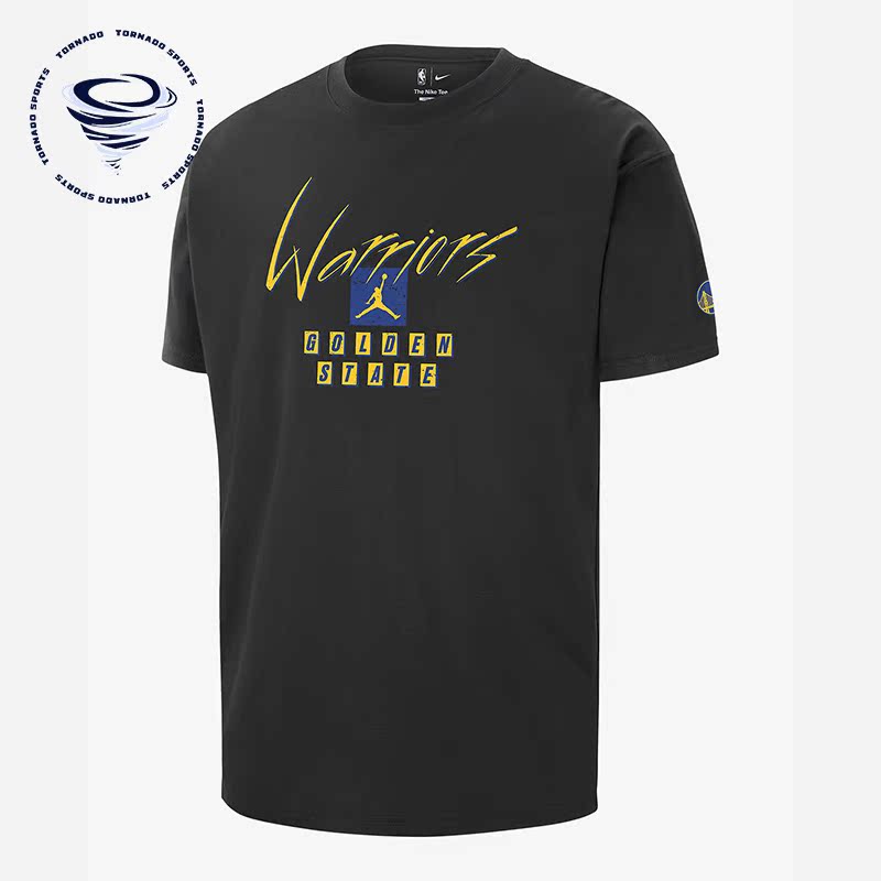 Nike/耐克正品Jordan男子金州勇士队宽松运动短袖T恤FN1065