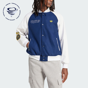 JKT Adidas 阿迪达斯正品 VRCT 运动夹克棒球服外套IS2926 男士