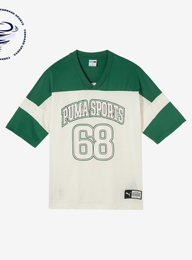 Puma/彪马正品新款男士时尚舒适透气V领休闲运动T恤630355-37