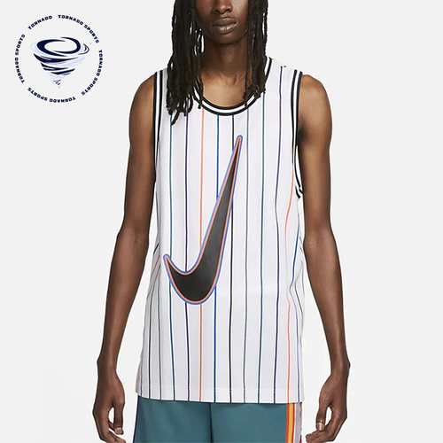 Nike/耐克正品新款男子篮球训练透气运动无袖背心DX0436-100