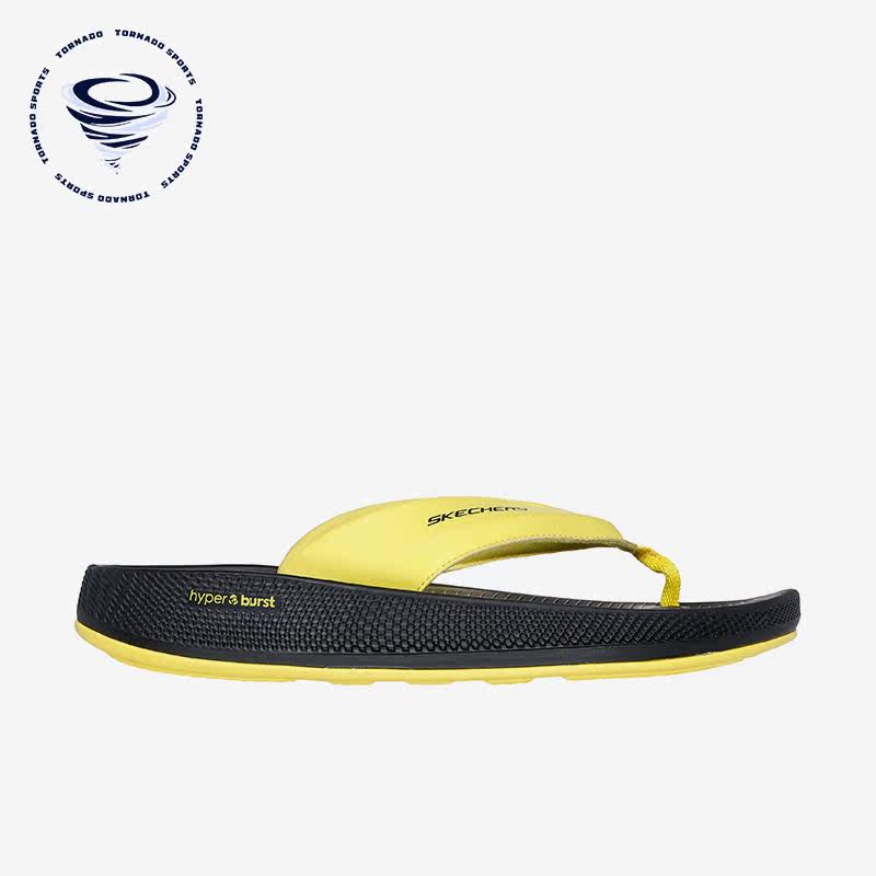 Skechers/斯凯奇正品新款男士夏季轻便夹脚拖鞋软底人字拖鞋