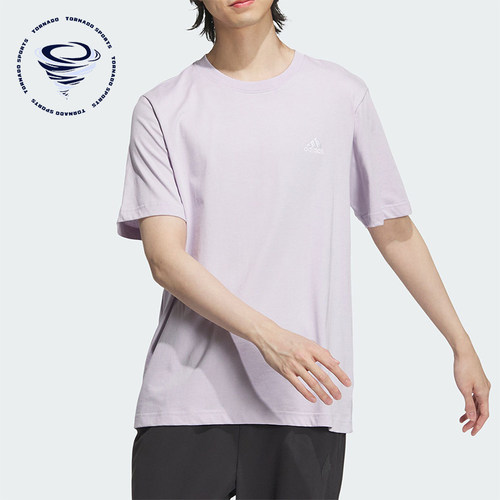 阿迪达斯情侣运动短袖上衣