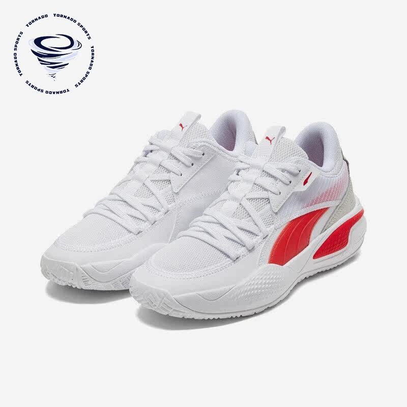 Puma/彪马正品Court Rider男子运动实战低帮篮球鞋195660-01