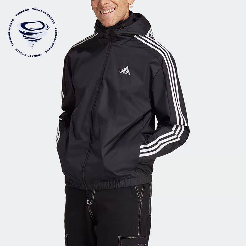 阿迪达斯男子连帽夹克外套