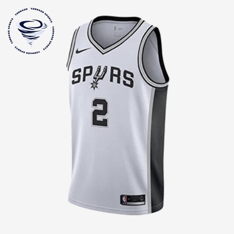 Nike/耐克正品伦纳德卡哇伊男子马刺篮球运动球衣864449-100