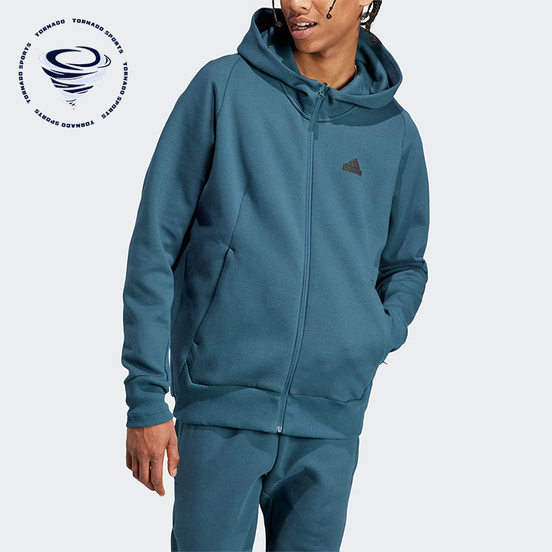 Adidas/阿迪达斯正品秋季新款男子针织运动夹克外套IN5087