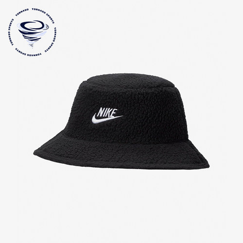 Nike/耐克正品新款男女摇粒绒双面梭织保暖渔夫帽FJ8690-010
