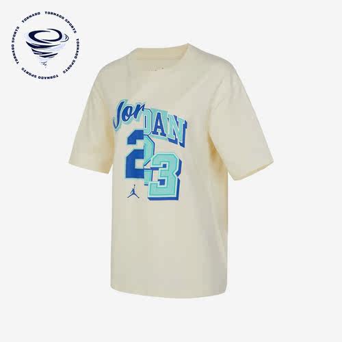 Nike/耐克正品Jordan新款女子宽松舒适透气短袖T恤FQ0362-113