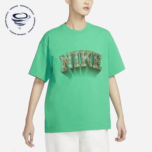 Nike/耐克正品休闲装格纹立体男子运动短袖T恤 FB2736-324
