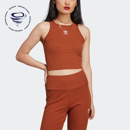 Adidas/阿迪达斯正品三叶草女子休闲透气无袖圆领背心IL9627