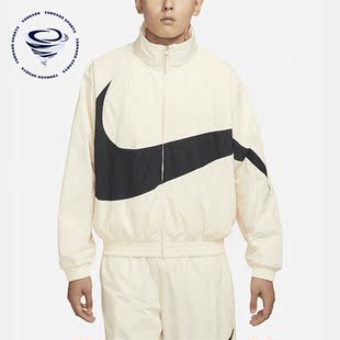 Nike/耐克正品运动男子透气休闲立领印花梭织夹克FB7878-113