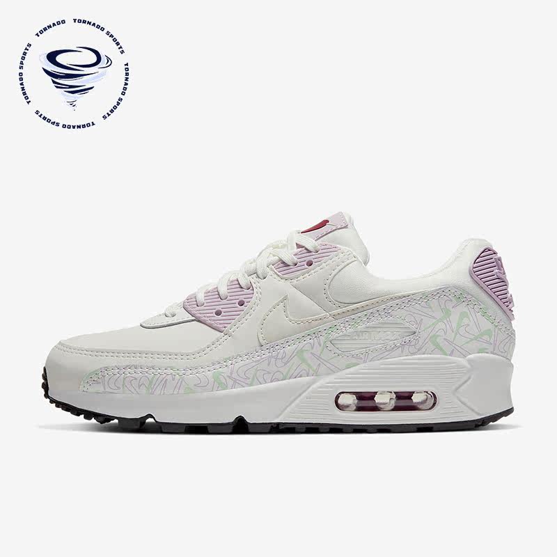 Nike/耐克正品Air Max90女子透气运动气垫跑步鞋CI7395-100