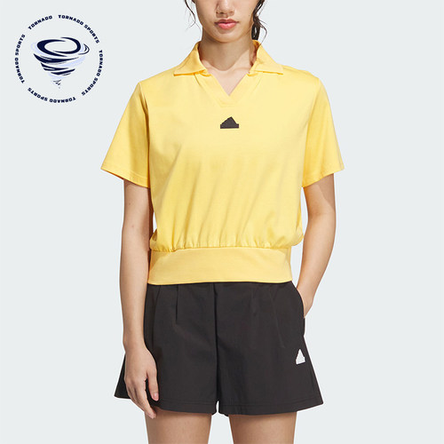 阿迪达斯女士凉感短袖POLO衫