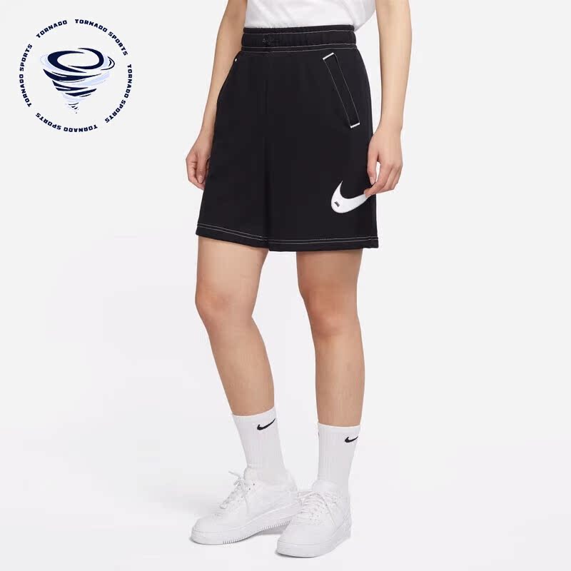 Nike/耐克正品夏季女子宽松透气针织休闲运动短裤DM6750-010