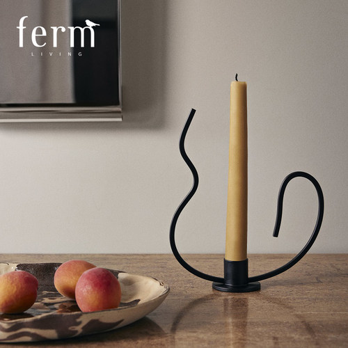 FermLiving烛台金属北欧设计