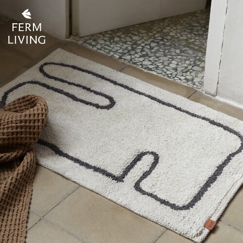 FermLiving有机棉北欧地垫门垫