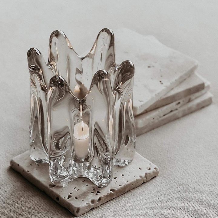 烛台花瓶fermliving北欧玻璃