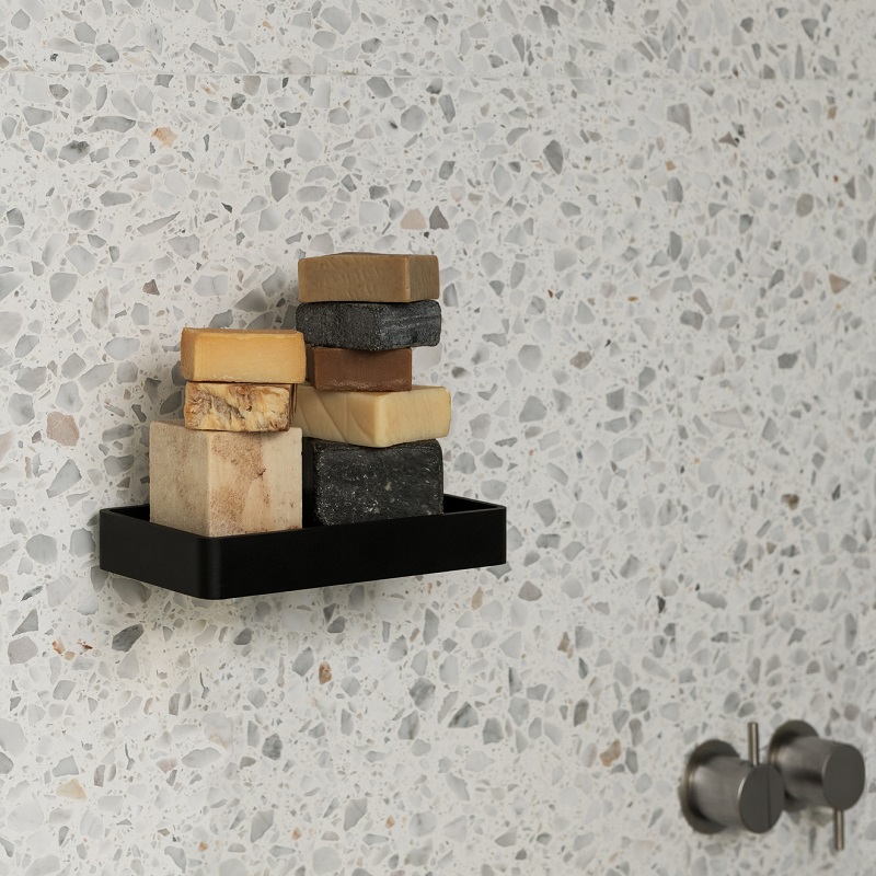 丹麦北欧大理石网状置物架肥皂盘