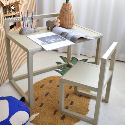 丹麦桌椅北欧儿童fermliving