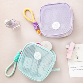 网纱镂空化妆包口红化妆品小样套装 便携零钱包小号补妆旅行洗漱包