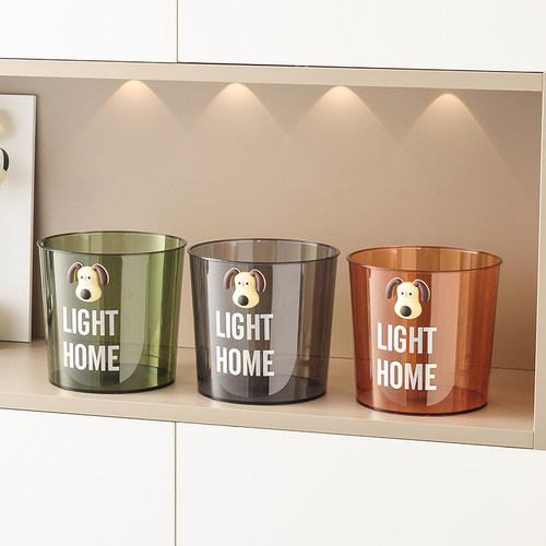 小狗玩偶桌面垃圾桶零食收纳桶