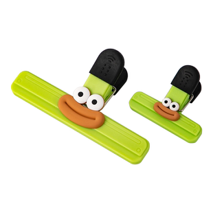 可爱封口夹厨房零食密封夹家用塑料袋食物密封器防潮保鲜封口器