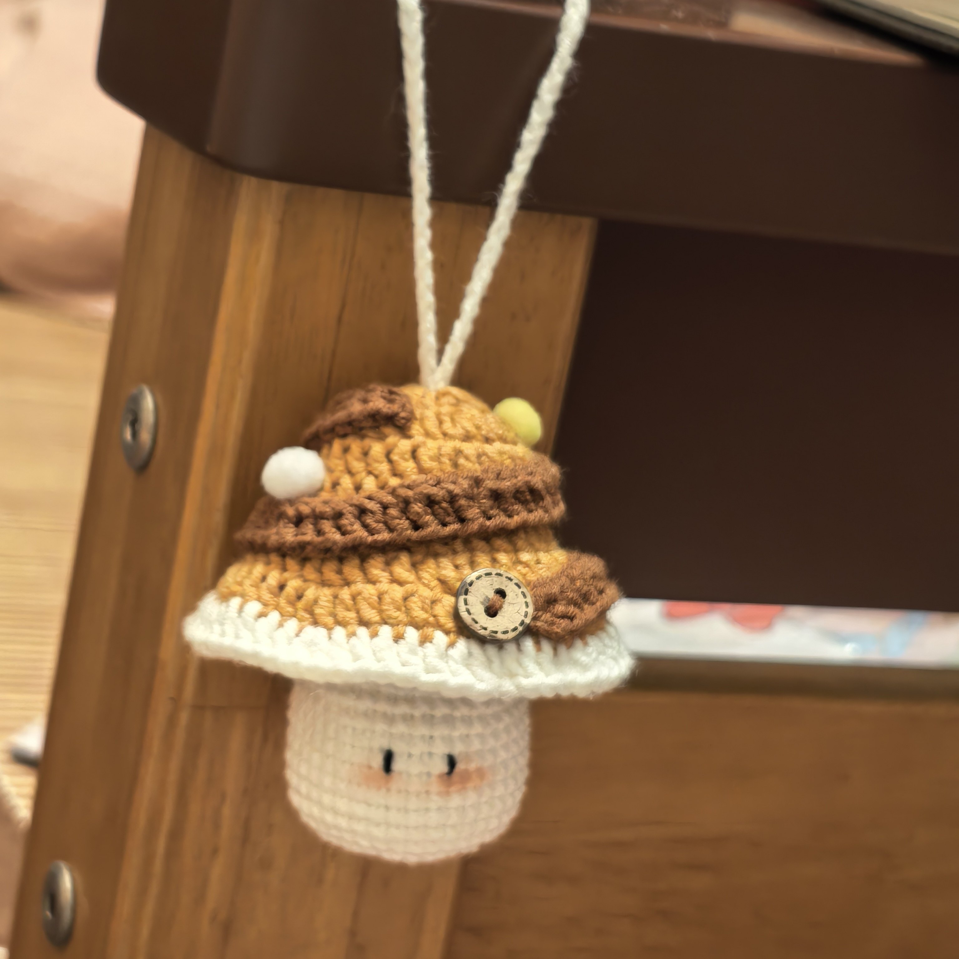 成品手工钩织毛线包蘑菇小包口红包手织多巴胺 可放一只口红,服饰配件/皮带/帽子/围巾,DIY编织材料包,淘宝优惠券,粉丝福利购,淘宝优惠卷