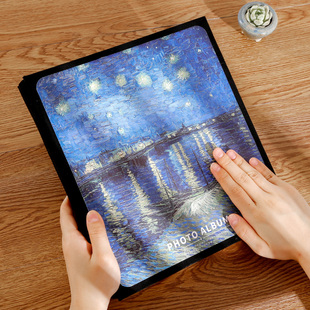 相册本影集纪念册diy手工家庭版粘贴式覆膜情侣照片混合自粘相册