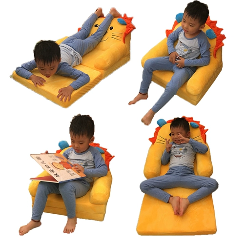 Детский складной мультяшный диван, шпильки для волос для принцессы, милое детское кресло, чтение, татами