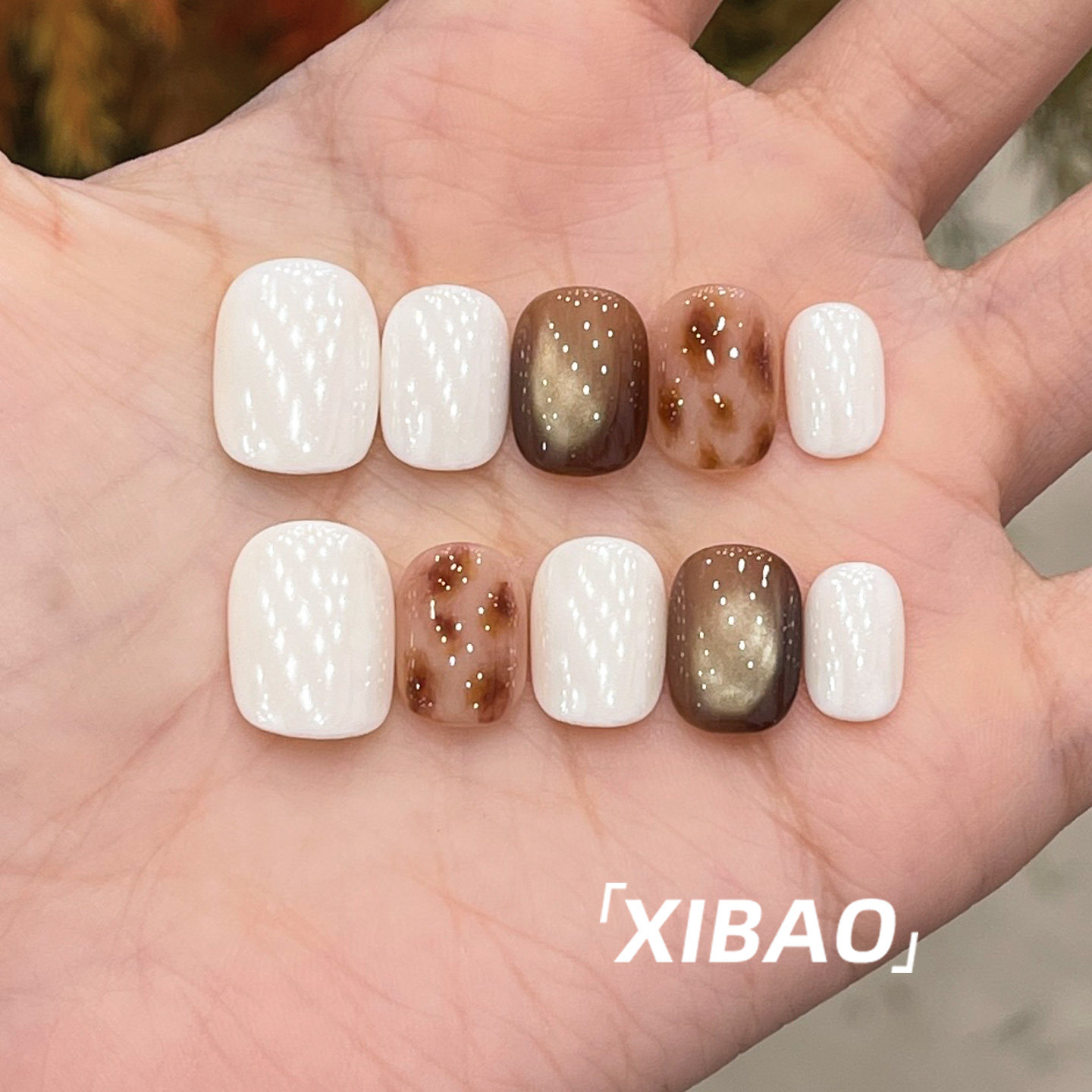 手工穿戴甲秋冬款高级感指甲贴片2025新款绝美猫眼穿戴款美甲短款,彩妆/香水/美妆工具,穿戴甲/甲片,淘宝优惠券,粉丝福利购,淘宝优惠卷