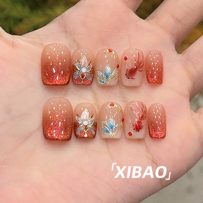 纯手工制作招财纳福穿戴甲