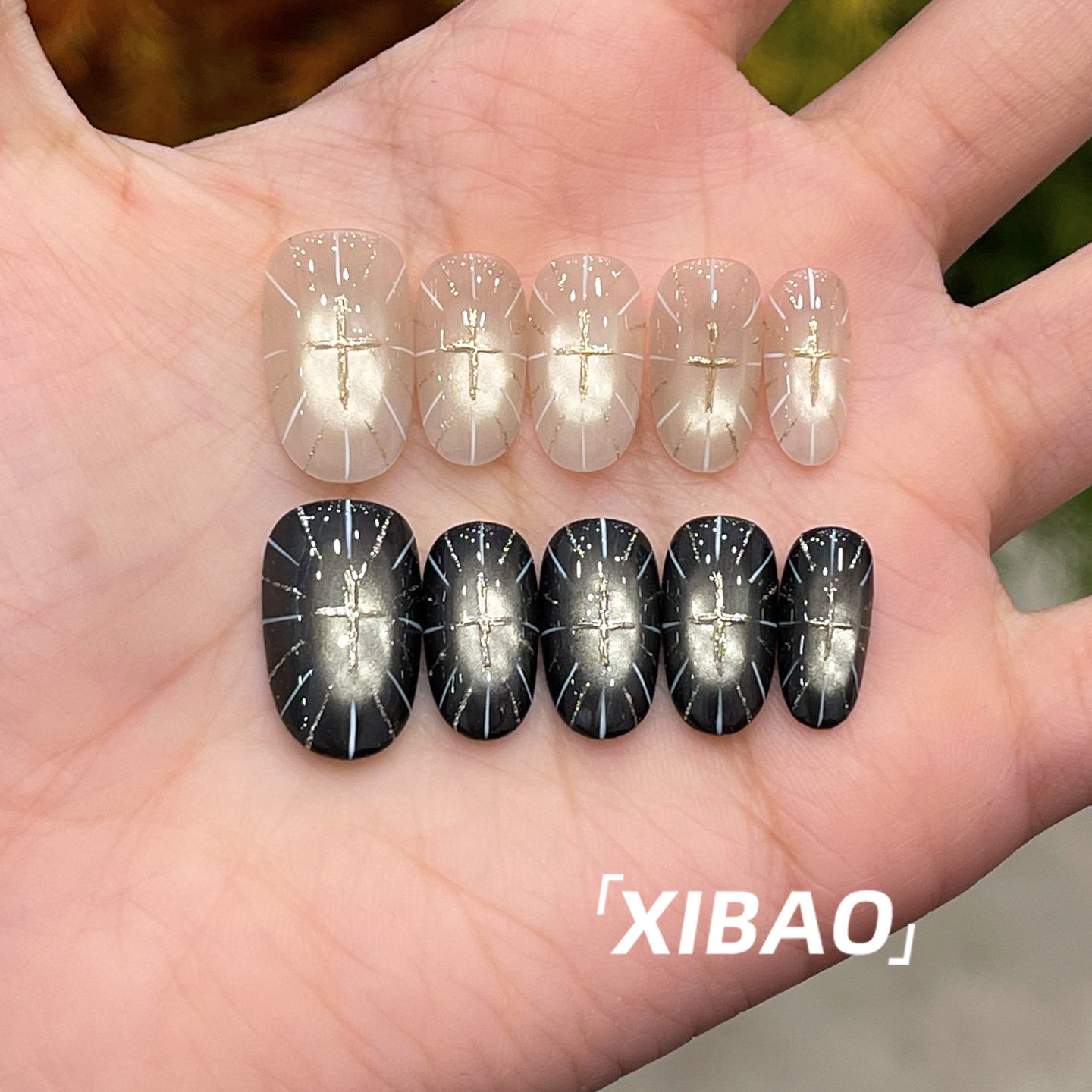 手工穿戴甲2025新款高级感绝美猫眼穿戴美甲短款气质显白指甲贴片,彩妆/香水/美妆工具,穿戴甲/甲片,淘宝优惠券,粉丝福利购,淘宝优惠卷