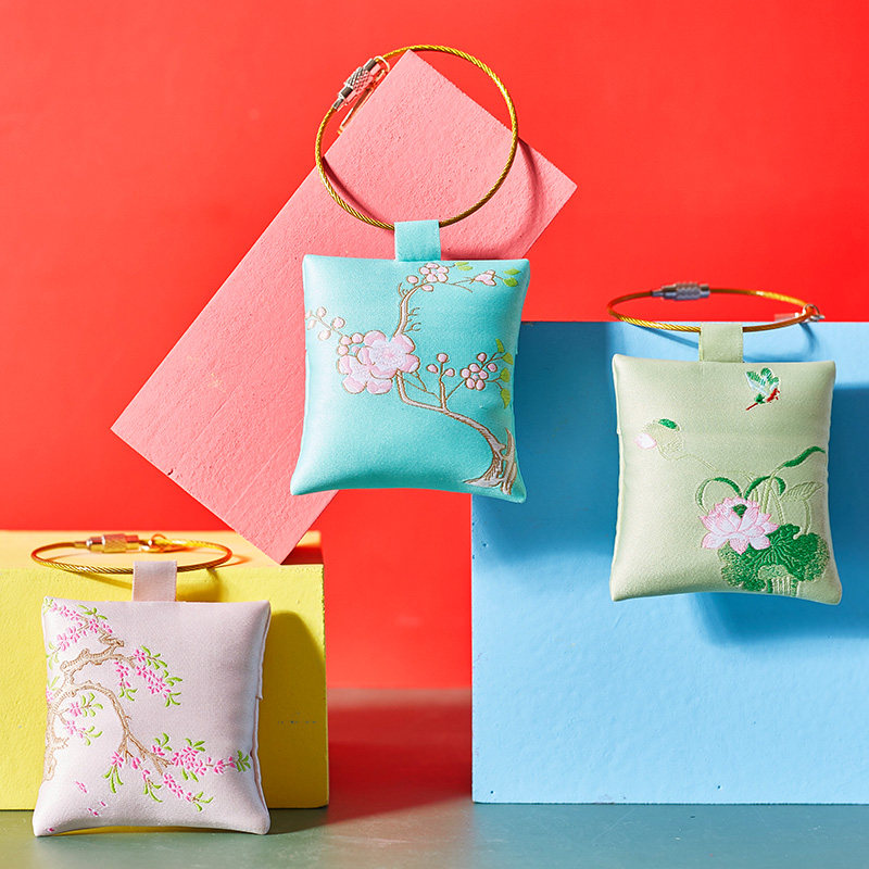 DRAGON BOAT FESTIVAL SACHET SACHET EMPTY BAG TASSEL SACHET WORMWOOD MOSQUITO REPELLENT CLOTH BAG INDOOR CAR PENDANT